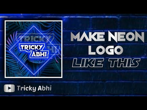 How To Make a Neon Glowing Text Logo in PixelLab  || Attractive Text Logo In Android/Pc 🔥