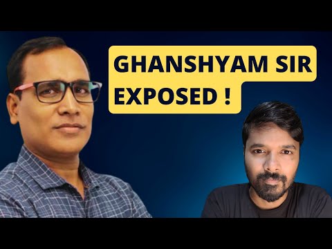 Ghanshyam Sir EXPOSED ! GhanshyamTech EXPOSED @basetrader1
