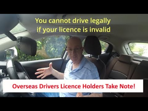 069 Heads up for overseas licence holders!