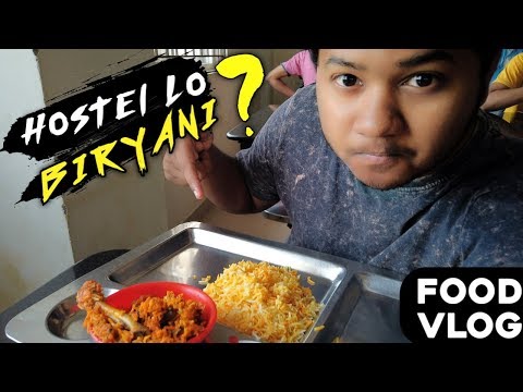 Hostel lo Chicken Dum Biryani | Indian Food Vlog in telugu | Vit Amaravathi AP University