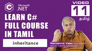 Inheritance in C# Explained in Tamil | Types & Examples | Tamil Tutorial