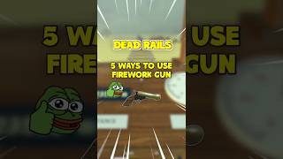 5 Ways to Use the FIREWORK GUN in Dead Rails 💥😎 #deadrails #roblox #usa