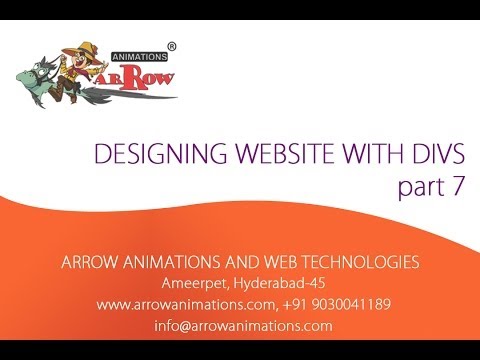 Designing website with divs part 7