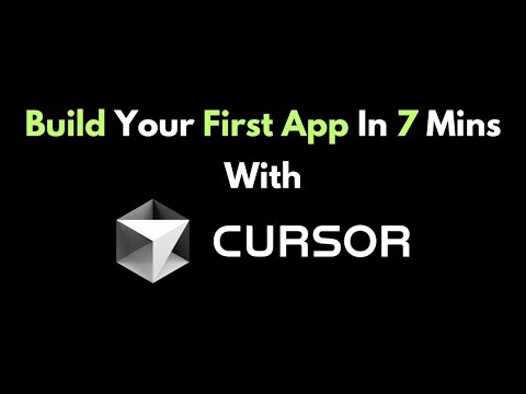 Cursor Tutorial (No BS Guide to Build your First App in 7 Minutes)