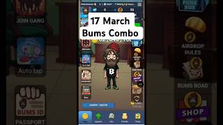 Today 17 March bums combo card | Daily bums lottery card update | Bums daily update #bums #bumscode