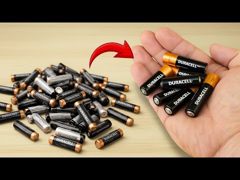 Never throw away old AA batteries! This Simple Trick Actually Works | Inventor Daily