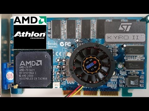 AMD Athlon Thunderbird 1400 + AMD 761 Part 2 - PowerVR Kyro II Techdemos