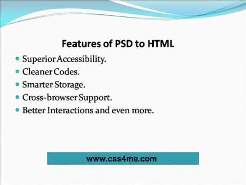 technical Know-how of PSD to HTML