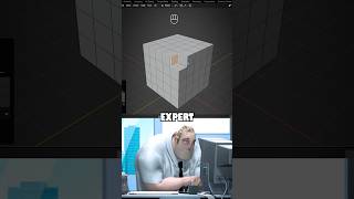 How to Extrude object in blender | Noob vs Expert | #blender #3dmodeling #shorts