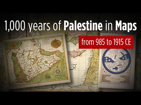 1,000 years of Palestine in Maps: from 985 to 1915 CE