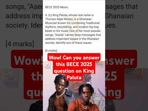 King Paluta "Aseda" appears in #bece2025 #quizczar #kingpaluta