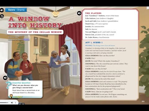 Wonders Grade 5 A Window into History