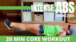 20 MIN AT HOME CORE WORKOUT | INTENSE ABS EXERCISES | GET HARD CORE