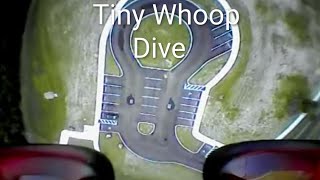 Tiny Whoop Dive. 6mm brushed motor on Eachine O10 frame and acro flight controller. Inductrix size