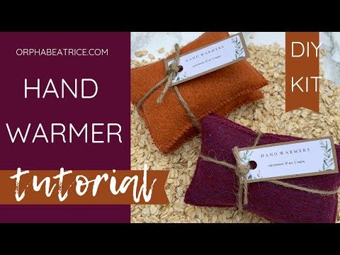 Hand warmer Kit Tutorial (Hand Sewing for beginners!)
