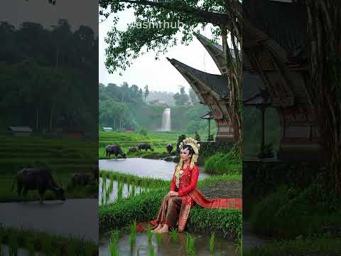 beautiful blend of cultures#ASMRVisuals #NatureAndCulture #ASMRHealing #ASMRVibes #IndonesiaShorts