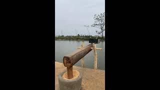 Water-Powered Corn Grinder