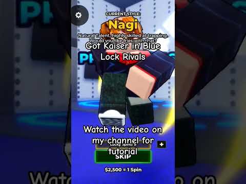 Got Kaiser in blue lock rivals #bluelock #bluelockrivals #roblox