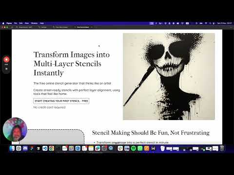 I Asked Midjourney to Design My SaaS UI (Day 22 Dev Log) | Building FreeStensilMaker