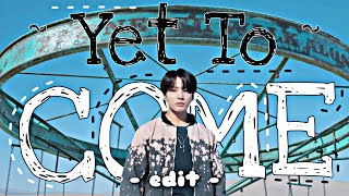 BTS - “YET TO COME” Edit