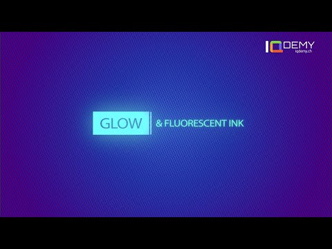 Glow & Fluorescent Inks by IQDEMY Chemicals
