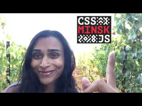 Invitation from Ashi Krishnan to CSS-Minsk-JS Conference 2018