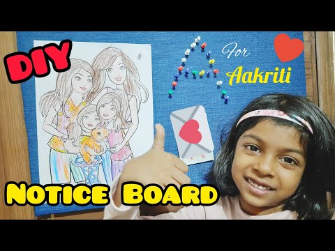 Notice Board From Waste Materials DIY