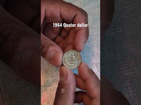 1964 silver quarter dollar #rarecoin