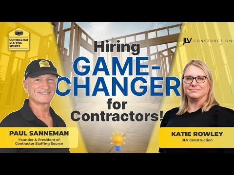 How JLV Construction Hired 5 Rockstars with CSS | Katie Rowley on Contractor Hiring Success