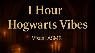 1 Hour Hogwarts Vibes Ambience | Magical Study Background (No Music)