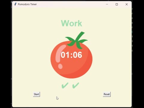 Pomodoro Timer Video (sped up)