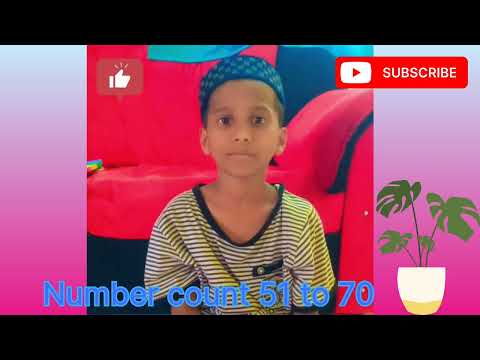 Number count 51 to 70