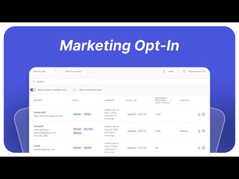 Email Marketing opt-in embedded into Discord