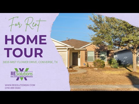 🌼 Stylish 3-Bedroom Rental in Converse, TX | 3835 Mist Flower Dr | Modern Comfort & Open Living