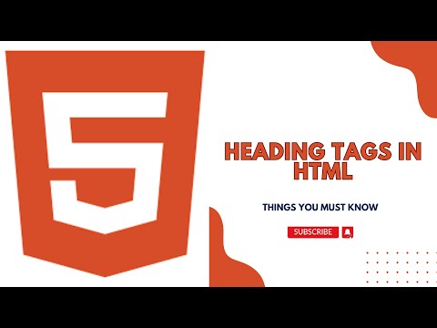Heading Tags in HTML | HTML Basic Concept #html #htmltutorial #headingtags #webdevelopment #website