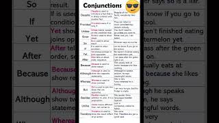 Conjunctions in English grammar #english #grammar #englishgrammar #conjunctions #partsofspeech #yts