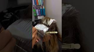 Just another foiling video 🤤#asmrhair #asmrvideo #behindthescenes #foilwithme #foilhair #workwithme
