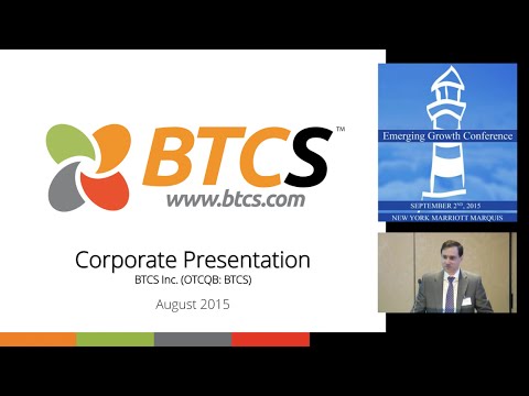 BTCS, Inc. (OTCQB: BTCS) CEO, Charles Allen, Presents at the Sidoti Emerging Growth Conference