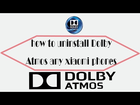 How to uninstall Dolby Atmos any xiaomi phones / Redmi 2prime Quick shot..!