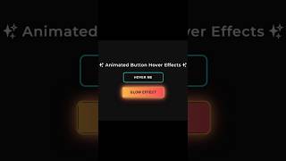 Tricks : 12/100 Animated Button Hover Effects | HTML CSS #HTML #CSS #WebDesign