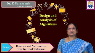 Recursive and Non recursive Tree Traversal Techniques by Dr. K Suvarchala