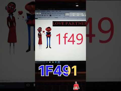 how to insert love partner in MS Word by alt code//#trending #trendingshorts #ytshorts #tech #yt