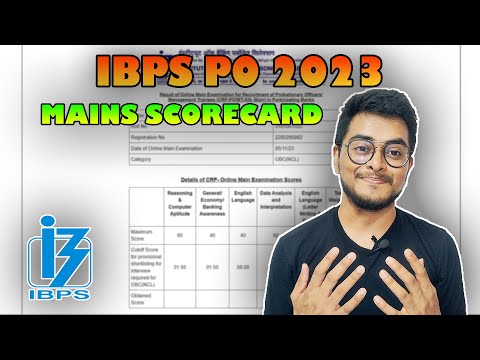 My IBPS PO MAINS SCORECARD 2023 || Not selected for interviews #ibps #ibpspomainsresult #ibpspo