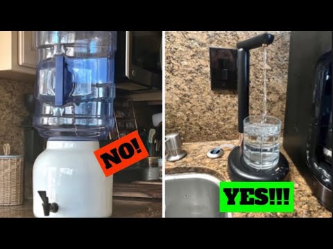 BYE-BYE UGLY 5-GALLON BOTTLE! HELLO SLEEK LITTLE COUNTERTOP WATER DISPENSER!!!