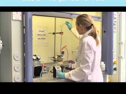 Fabric Allergen Barrier Test - With Airflow