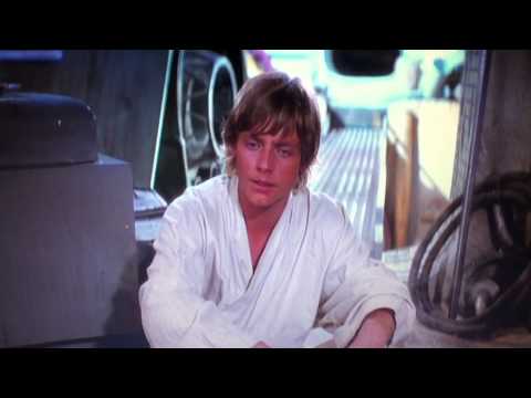 Star Wars IV Luke finds the message