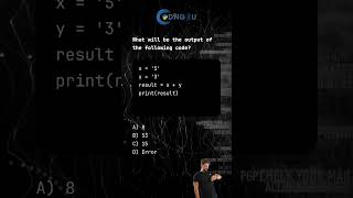 Python MCQ: String Concatenation #python #pythonMCQ #pythoncoding #coder