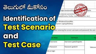 5_Identification of Test Scenarios and Test Cases | Manual Testing