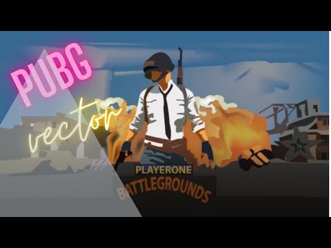 How to create vectors in illustrator , PUBG vector image , making vectors , vectors graphics .