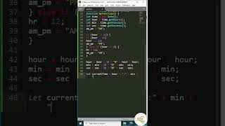 Digital Watch using #JavaScript #HTML #CSS